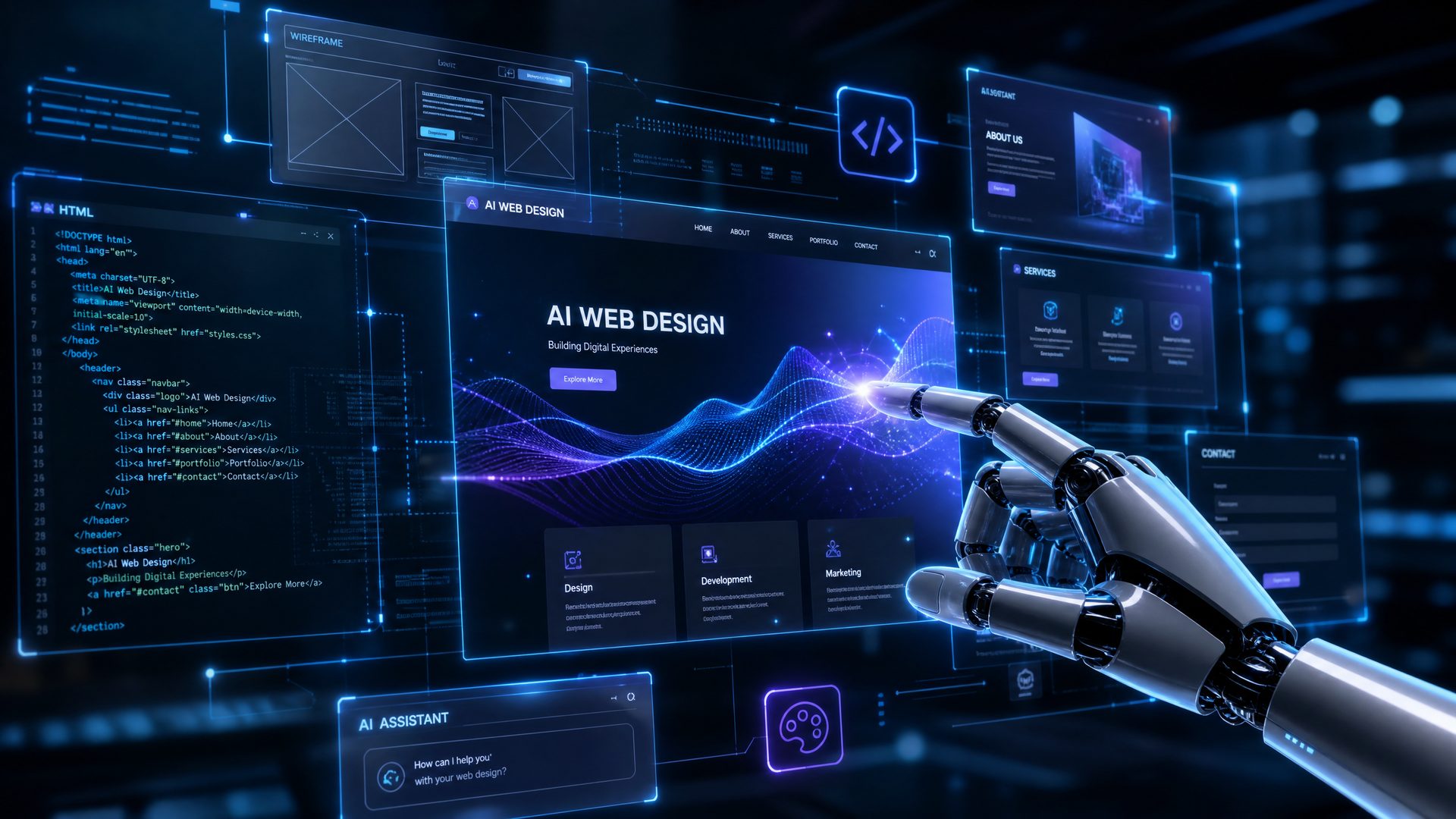 AI Web Design Technology